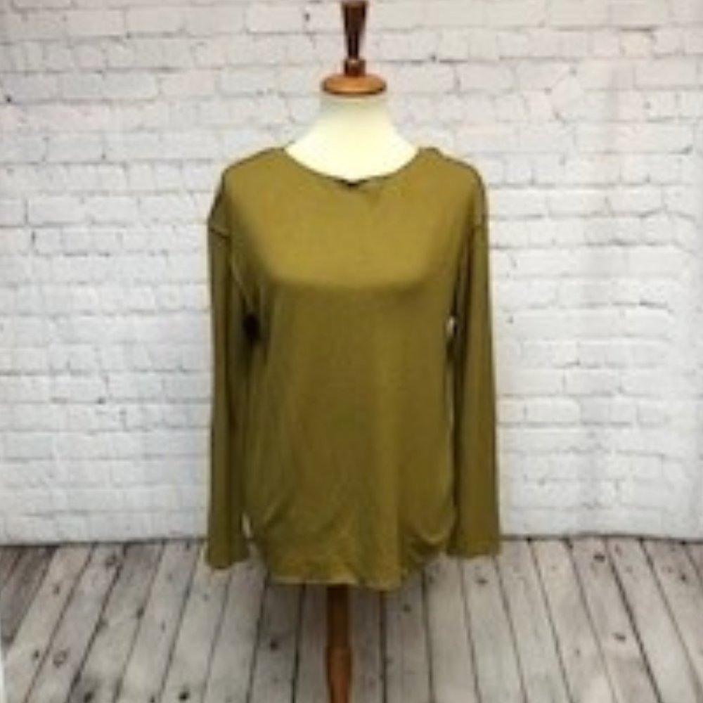 Zara moss green long sleeve light weight sweater